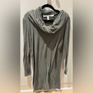 Michael Stars Charcoal Cowl Neck Sweater